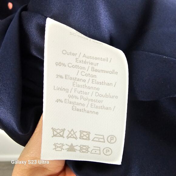 Boden Dress Sheath Dress Knee Length Dress Polka Dot Dress 10R Blue Martha - Picture 9 of 12